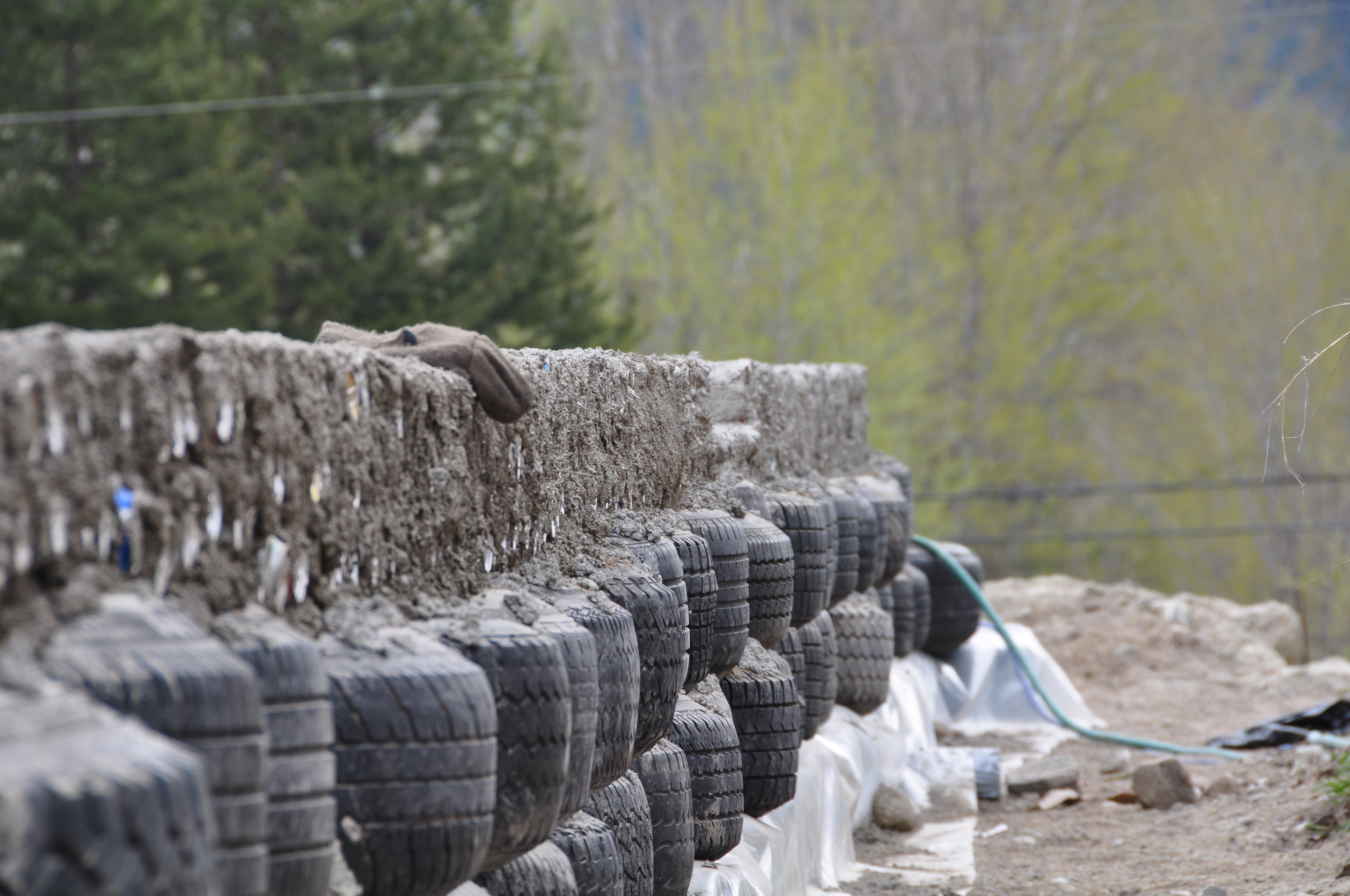 Pop can walls and more fiber harvesting…