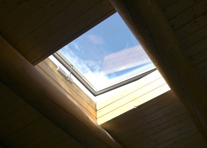 Installed first skylight