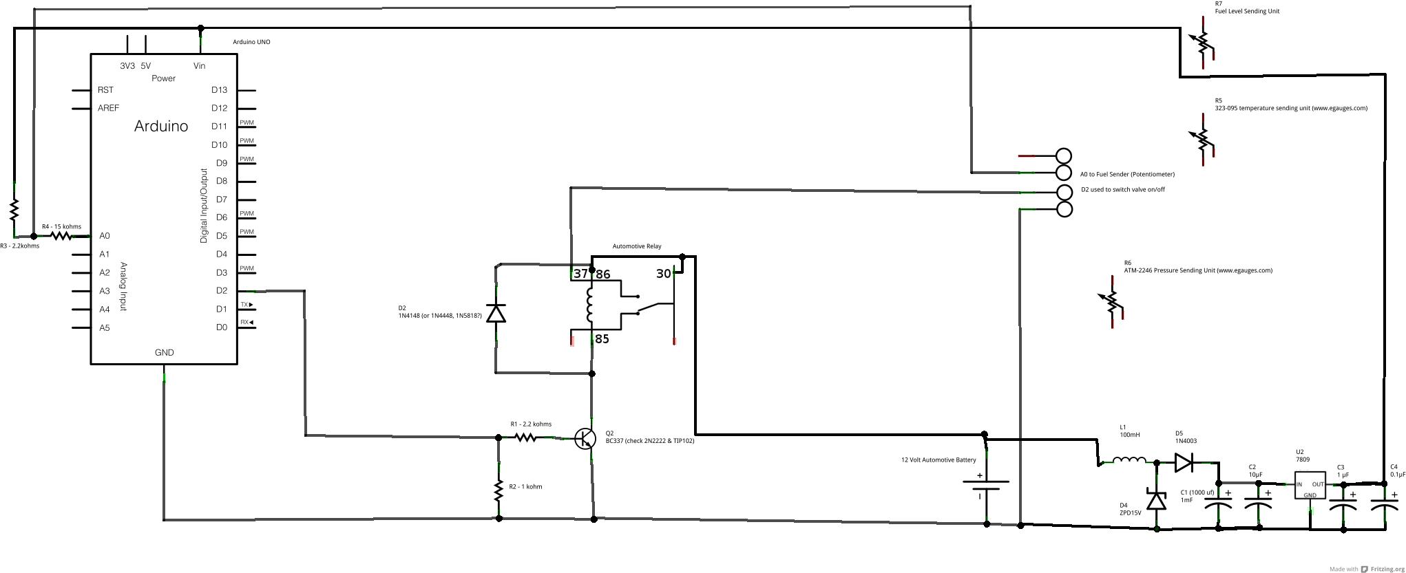 Arduino WVO ECU on a Breadboard!