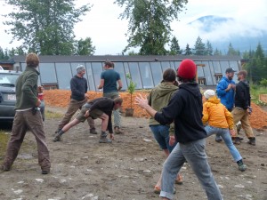 Saturday evening Ninja...the weekend was a bit rainy but that didn't stop this crowd from some after dinner fun.